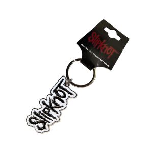 Llavero OFICIAL Slipknot – Logo Negro con borde blanco