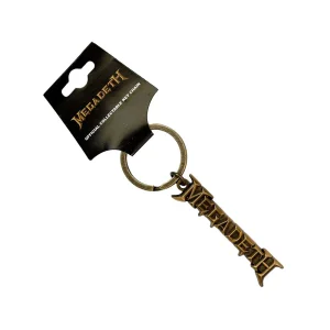 Llavero Megadeth Logo dorado