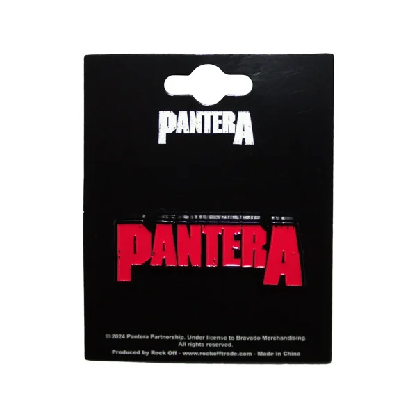 Pin Pantera - Logo rojo