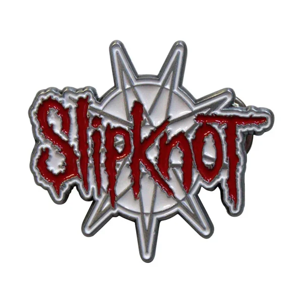 Pin de Slipknot - Logo y Estrella