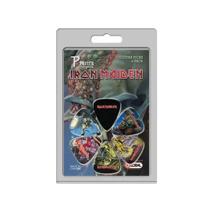 Pack 6 Uñetas IRON MAIDEN – Album Covers - Imagen 1